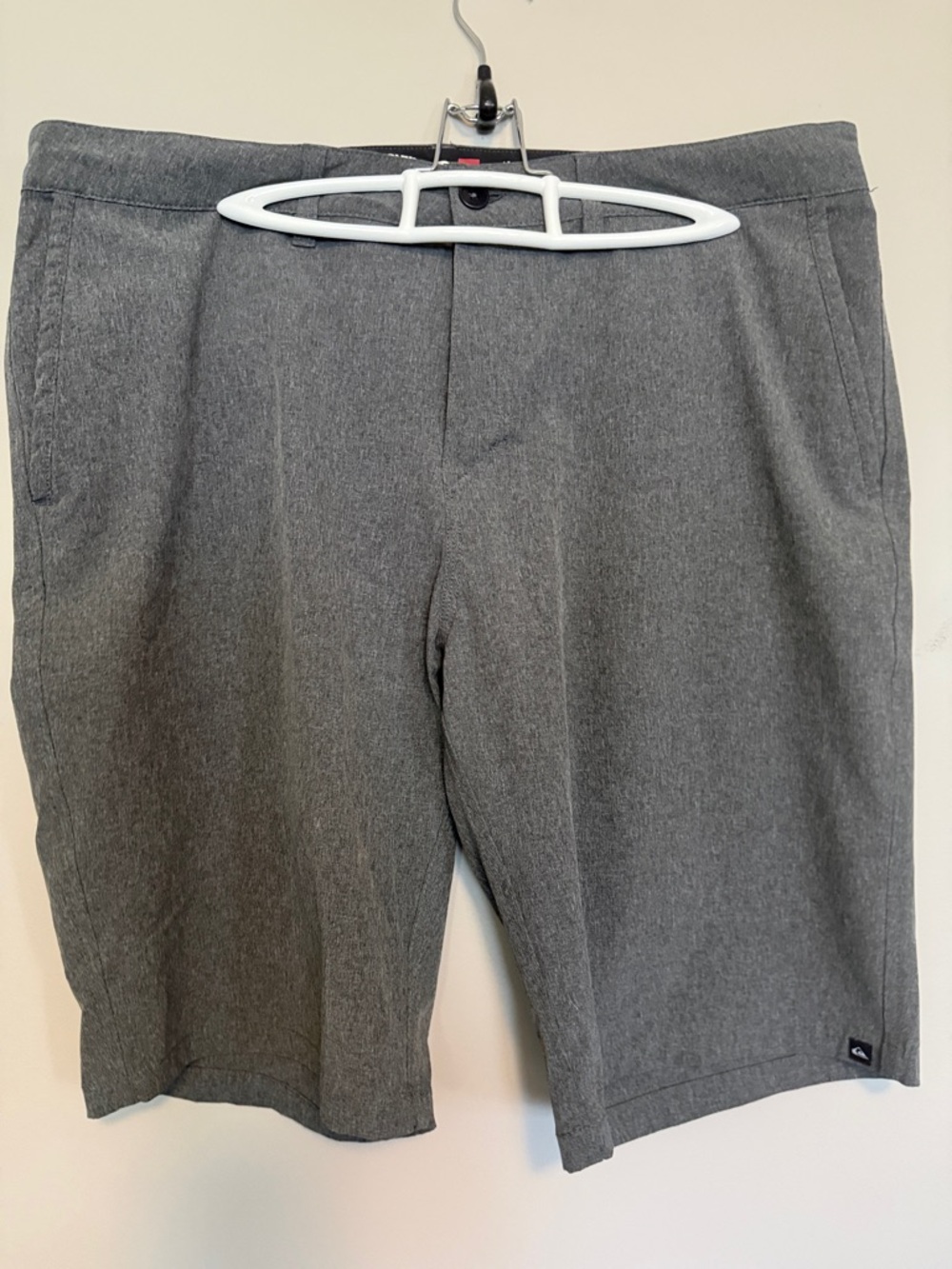 Men's Quicksilver Gray Casual & Swim Shorts - Stretch Comfort 36